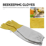 Beekeeping gloves Protective Sleeves Ventilated Professional sheepskin and canvas Anti Bee for Apiculture  beekeeping gloves